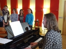 Chorjugend im Tonstudio